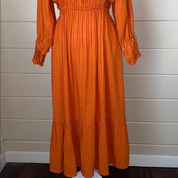 Nicholas Pleated Prairie Dress Size 8 Australian Designed - Picture 10 of 16